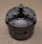 4" Buck #1434, 3-jaw chuck, 1" center hole - Image 3