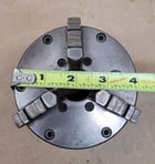 4" Buck #1434, 3-jaw chuck, 1" center hole - Image 9