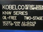 811 cfm, 135 psi, Kobelco #KNWA1-G/H/S, 200 HP, air cooled, 460 V., 2005, (2) #A-2286, A-2287 - Image 2
