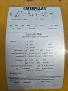 320 KW, 1800 RPM, Caterpillar #SR4B, Prime Rated Generator End, 12 lead, 480 Volts, 481 amps, 3PH, 1964 - Image 5