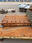 42" width x 27" L x 4" H T-Slotted Bolster Plate - Image 1