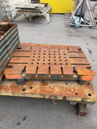 42" width x 27" L x 4" H T-Slotted Bolster Plate - Image 2