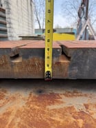 42" width x 27" L x 4" H T-Slotted Bolster Plate - Image 6