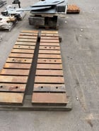 19" L x 84" width x 4" H T-Slotted Bolster Plate (2 available) - Image 3