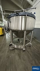 423 gallon Feldmeier, Kettle, 316L Stainless Steel, 68" diameter x 17" straight side, dish top, cone bottom - Image 4