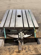 36" x 36" Lucas, air lift rotary table, 6 t-slots - Image 3