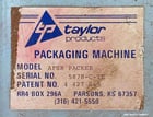 Taylor #AFSR-Packer, Dry Bulk Bag Filler, w/ 10" Butterfly Valves & 10 HP Blower - Image 7