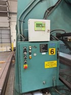 90 Ton, Wysong, mechanical pres brake, 12' overall, 126" between housing, 3" stroke, 12" die space, 4" adj. - Image 3