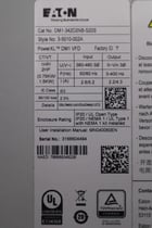 Eaton dm1-342d2nb-s20s vfd 480v 1hp powerxl stock 2893a - Image 2
