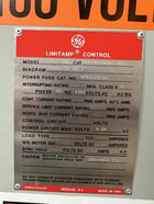 General Electric Limitamp Control 4160 Starter and Cabinet MODEL IC1074A106C TWO AVAILABLE - Image 4
