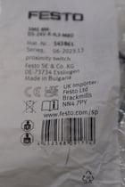 Festo 5-10v m8 no proximity sensor 543861 sme-8m-ds-24v-k-0,3-m8d stk h1656a - Image 3