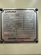 Okuma #Captain-L470, CNC lathe, 24.4" swing, 15" chuck, 4.33" bore, 50" centers, 16.54" dia., 25.5" lgth - Image 6