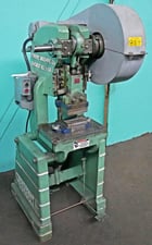 15 Ton, Rousselle #2, Punch Press, 2" stroke, 1-3/4" ram adj., 7-3/4" Shut Height, 5-1/2" throat - Image 6