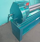 4' x 16 gauge Tennsmith #SR-48, Heavy Duty Initial Pinch Slip Roll, w/ Stand, 3" diameter rolls - Image 5