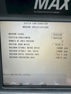 Hurco #VM-10, CNC Vertical Machining Center, 26" X, 16" Y, 20" Z, 30" x 14" Table, 15 HP, 10000 RPM, CAT40 - Image 3