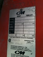 5 Ton, Hoist trolley motor specs are in the pictures - Image 1