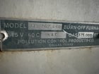 66" width x 84" H x 88" L Pollution Control, Pyrolysis Cleaning Furnace Burn Off Oven, Natural gas - Image 4