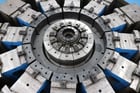 Grotnes #14-HE-300-12, 30" 12-jaw hydraulic ring expander, touch screen pedestal Control, 2011 - Image 4
