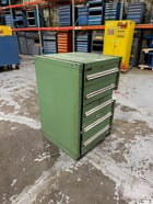 5 Drawer Heavy duty storage cabinet, 30" x 28" x 45", 5" D drawers - Image 3