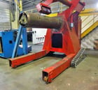 60000 lb. Red Bud, Hydraulic Uncoiler, 72" outside dimensions, 20" ID, 76" mandrel face, 68" passline, 0" - Image 1