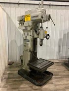 25" Cleereman, single spindle drill press, 36" x 29" table, spindle forward/reverse, box column, coolant, 5 HP - Image 1