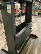 150 Ton, Dake #8-228, hydraulic H-frame press, 16" stroke, 48" btwn uprights, 20" x 55" bed area, 2 HP - Image 6