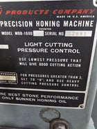 Sunnen #MBB-1600, horizontal hone, 6.5" ID, 200-1600 RPM, work light, 110 V., tooling - Image 8