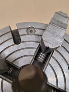 10" Bison #0643-10/6, 4-jaw chuck, D1-6 mount - Image 2