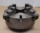 10" Bison #0643-10/6, 4-jaw chuck, D1-6 mount - Image 3