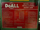 13" x 15" DoAll #C-9V, metalcutting band saw, 12" round, 13' 4" x 1" blade, 20" wheels - Image 2
