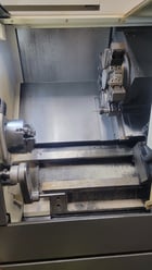 Hyundai Wia #HD2200, 2-Axis CNC Lathe, 22.2" machining length, 15" turning diameter, 8" chuck, chip conveyor - Image 6