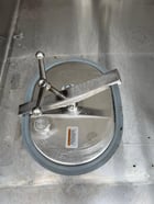 5000 gallon, Mueller stainless cone bottom silo - Image 3