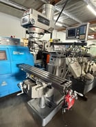 Jet #JTM-4VS, vertical mill, 9" x49" table, 3 HP, 34" x 12" x 14.5" travel, variable speed, R-8, 60-4200 RPM - Image 1