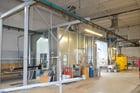 Supreme Air Systems, Conveyorized Paint Spray Line, (2) Open Face Free-Standing Dry Filter Paint Spray - Image 1
