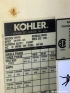 180 kW Kohler #180RZDB, Natural Gas Generator, Detroit Diesel Series 50 Engine, 352 Hrs, 2000 - Image 3
