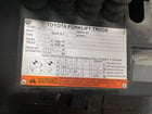 14000 lb. Toyota #8FGC70U, forklift, 2017 - Image 8