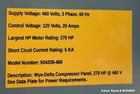 Sauer #WP6208-BasSeal, Helium Compressor, 270 HP, water cooled, skid mount, 47.9 hours, 2023 - Image 7