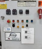 Jenfab #LJ-19, 19" rotary drum washer, wash/rinse/dry system, 2018 - Image 4