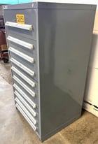 10 Drawer Stanley Vidmar Storage Cabinet, 30" width x 27-3/4" D x 59" H - Image 3