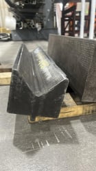 24.5" L, Press brake die, 5" height, 4" V - Image 3