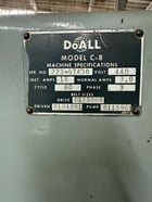 12" x 12" DoAll #C-8, horizontal band saw, 160" x 1" blade, 65-250 FPM - Image 2