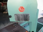 8.5" x 14.5" Roll-In #EF1459, gravity feed vertical band saw, casters - Image 2