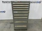 10 Drawer Rack Engineering Co., modular industrial tool storage cabinet with drill bits, 30" x 27-3/4" x - Image 1