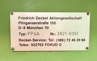 Deckel #FP4A, universal mill, Hurco Control, #40 taper - Image 3