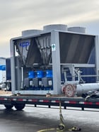 60 Ton, Carrier #30RB0606, air-cooled liquid chiller, commerical, 460 V., R-410A - Image 2