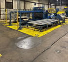 60" Red Bud / Red Bud Voss cut to length line, uncoiler, leveler, edge trimmer, feed, shear, stacker, 1999 - Image 8