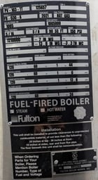 30 HP 150 PSI Fulton Classic #FB-030-A, Vertical Tubeless Steam Boiler, Natural gas, 1005000 BTUH, 1085 PPH - Image 3