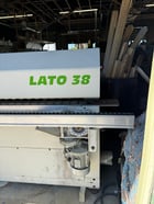 Polymac #LATO-38, Edgebander, Quick heat glue system, 220 V., 3ph, 2006 - Image 2