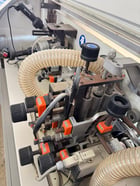 Polymac #LATO-38, Edgebander, Quick heat glue system, 220 V., 3ph, 2006 - Image 5
