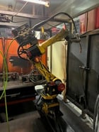 Fanuc, dual robotic welding cell, (2) Fanuc ArcMate 100iB 6-Axis robot, (2) Fanuc RJ3iB Control, teach - Image 9